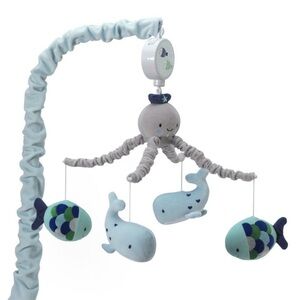 Ocean-Themed Baby Mobile with Whales and Octopus